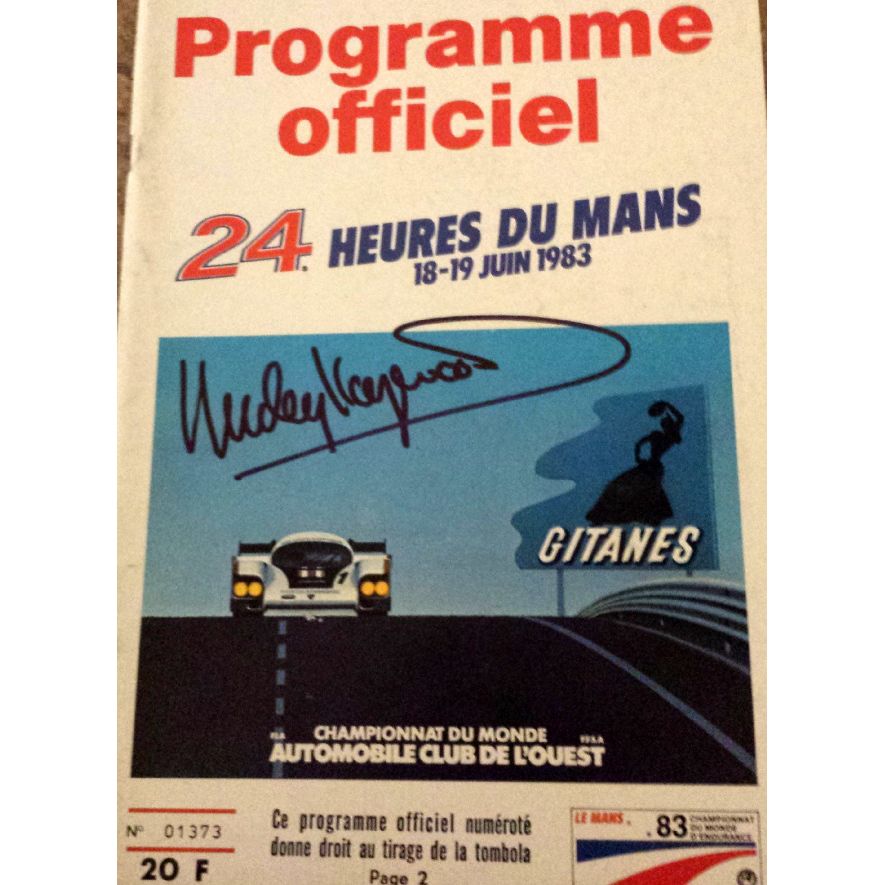 24 Hours of Le Mans 1983 Program