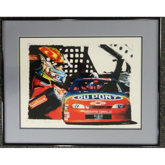 #24 Jeff Gordon Framed NASCAR Print