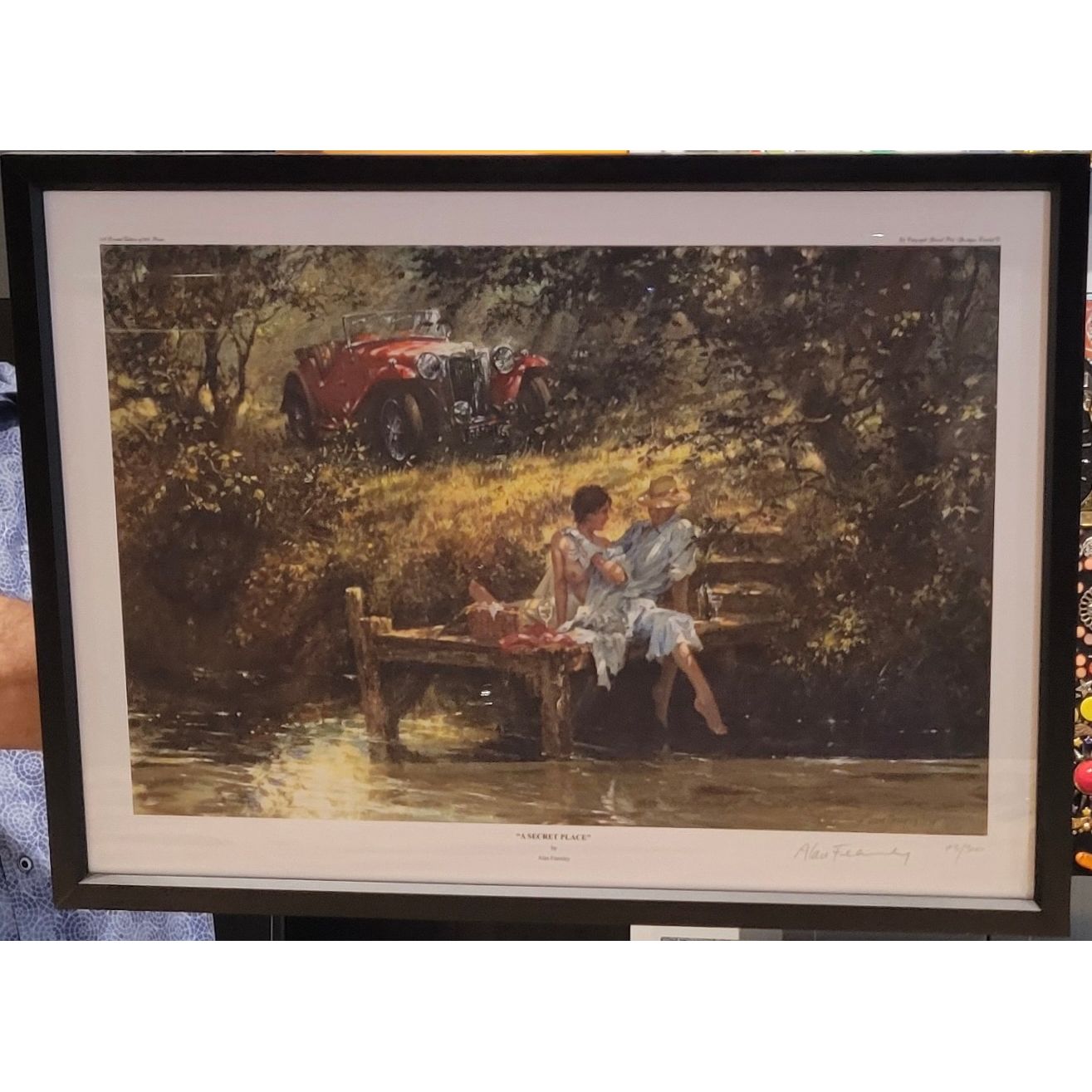 A Secret Place Framed Print by Alan Fearnley