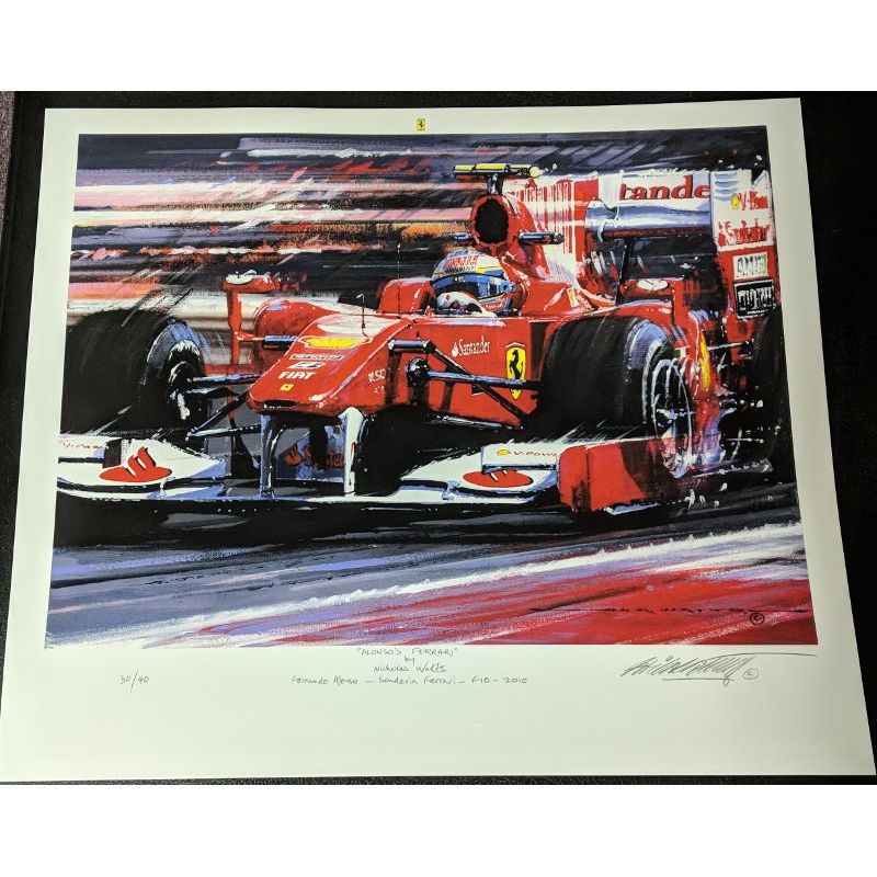 Alonso's Ferrari - Nicholas Watts