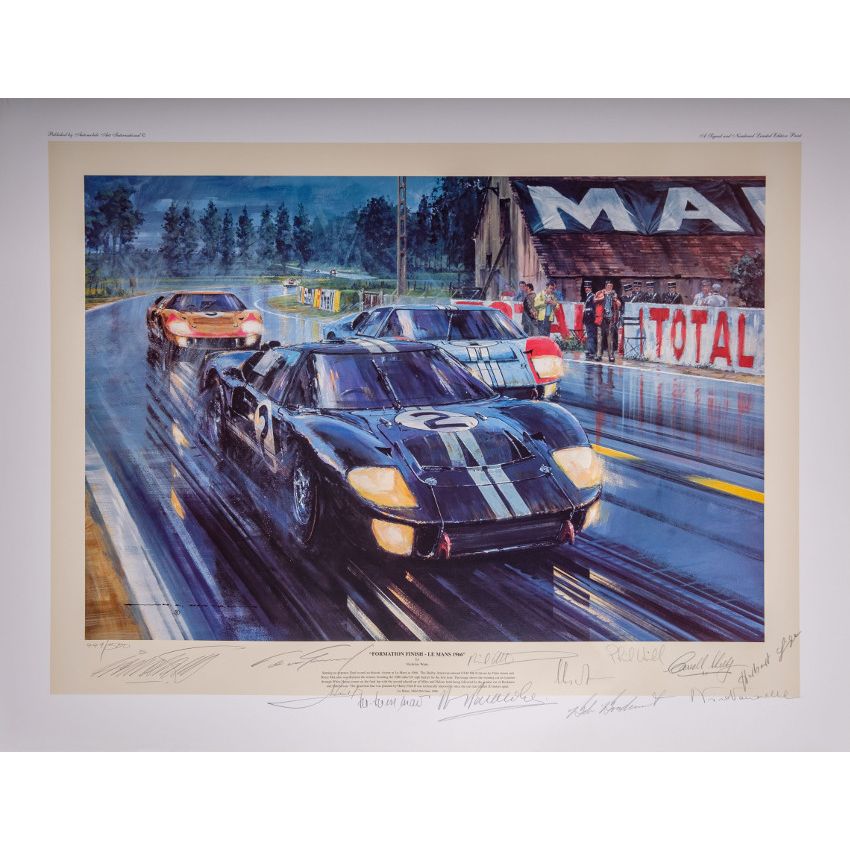 Formation Finish with 11 Autographs - Nicholas Watts