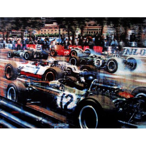 Jim Clark 1967 Monaco Start J Ferrigno