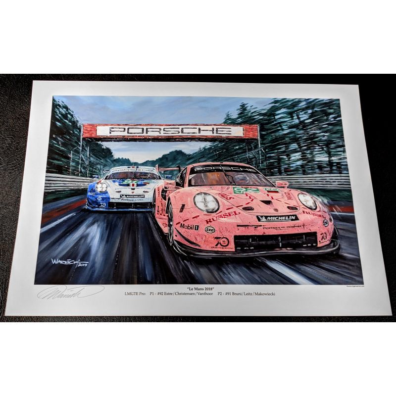 LeMans 2018 Pink Pig - Rothmans Retro - Roger Warrick