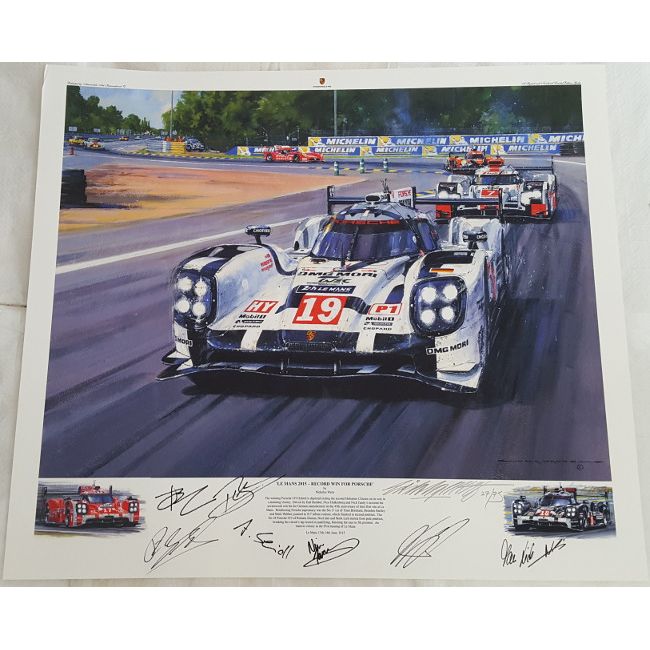 Le Mans 2015_Record Win for Porsche_Watts - 8 Autographs