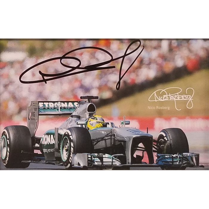 Rosberg Photo Card Close-up