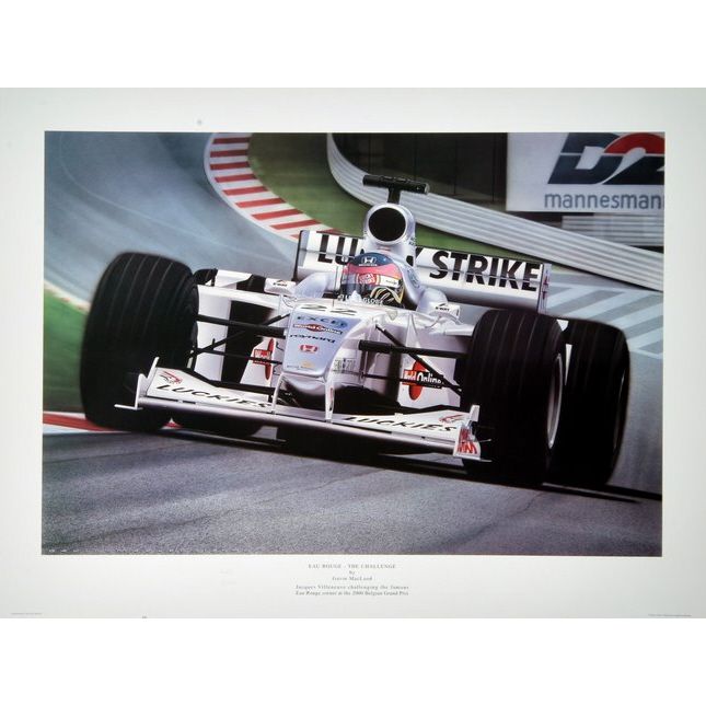 Jacques Villeneuve Eau Rouge - The Challenge