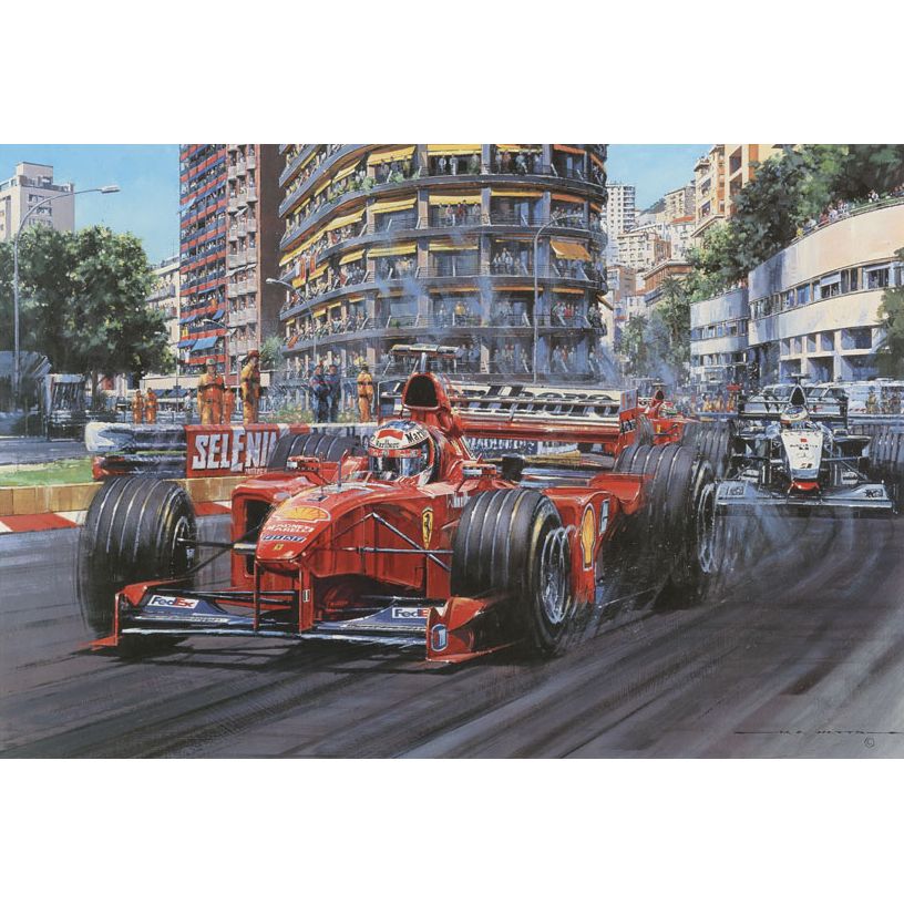 Schumacher Triumphant Close Up - Nicholas Watts