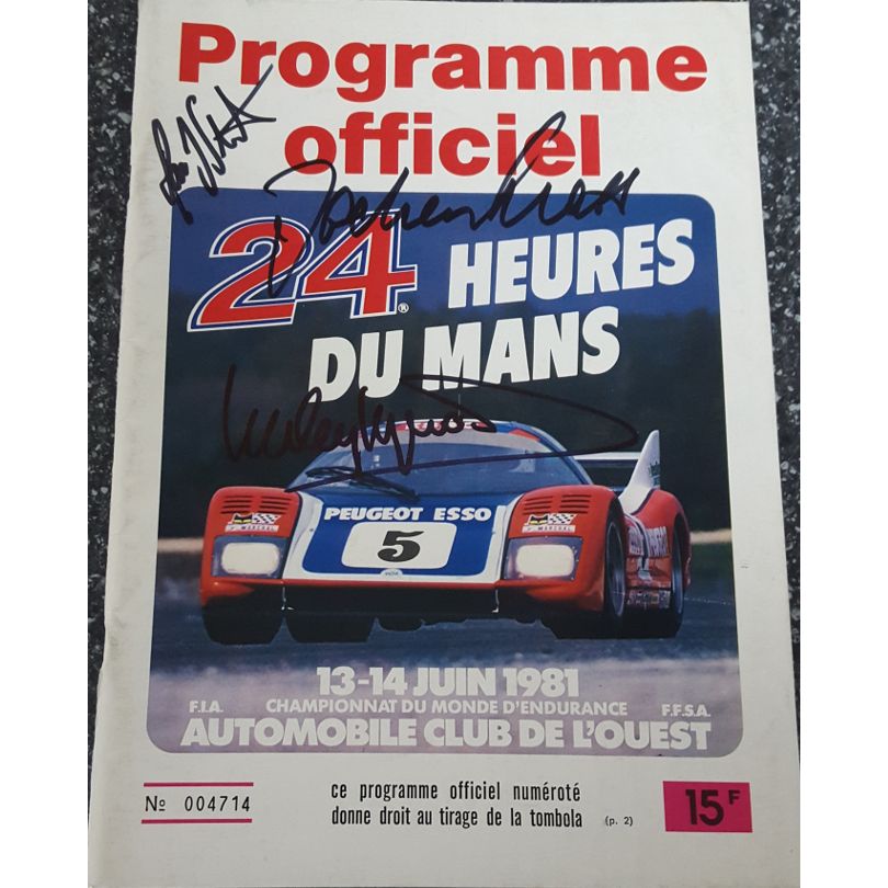 1981 Le Mans Program