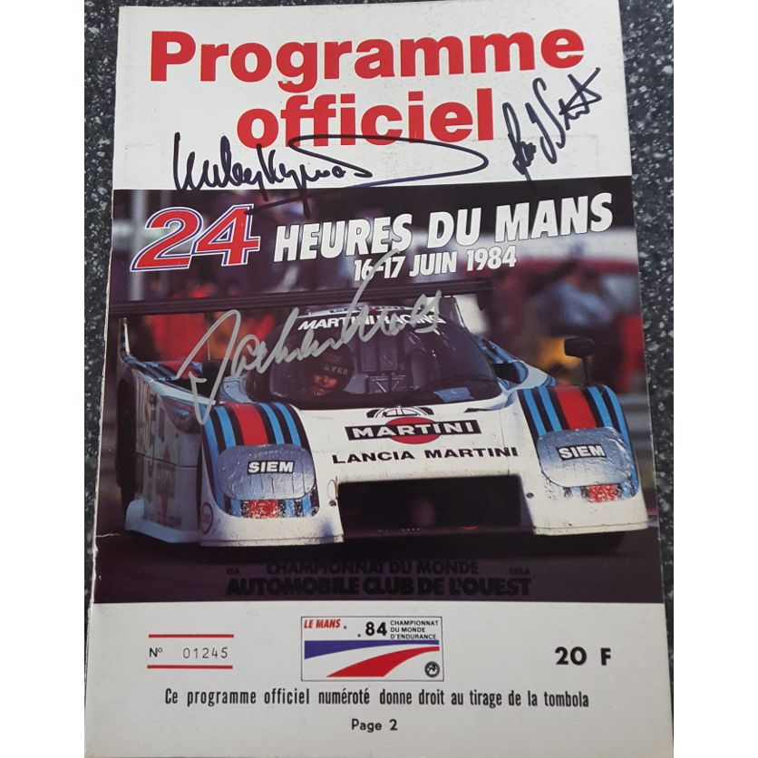 1984 Le Mans Program