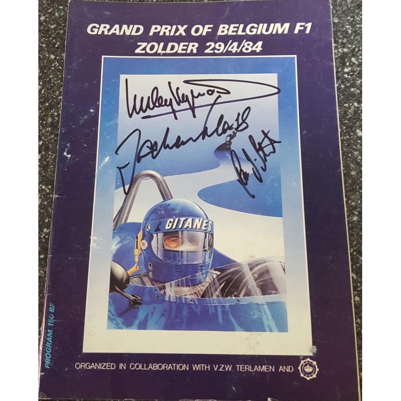 1984 Belgium Grand Prix Program