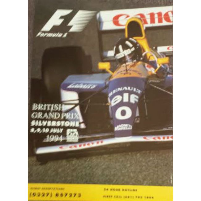 1994 British Grand Prix Poster