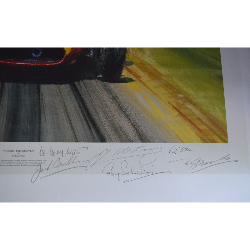 Fangio The Maestro - Signature Detail
