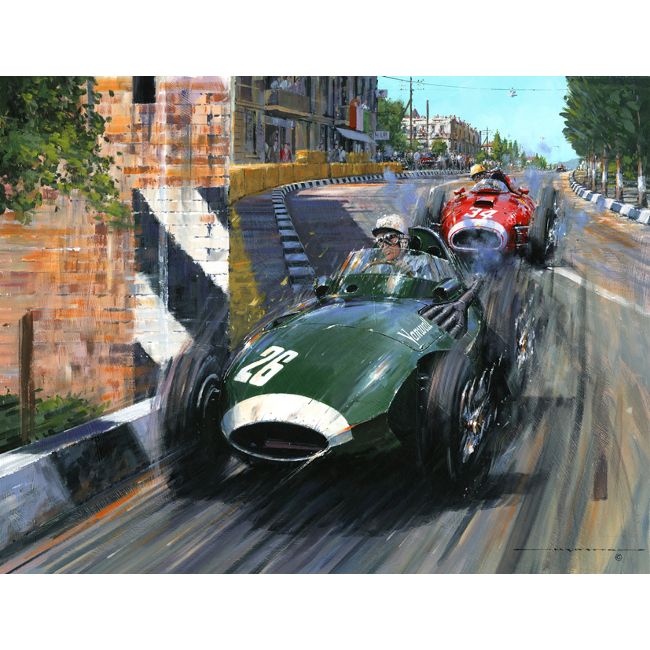 Grand Prix of Pescara Signed by Stirling Moss