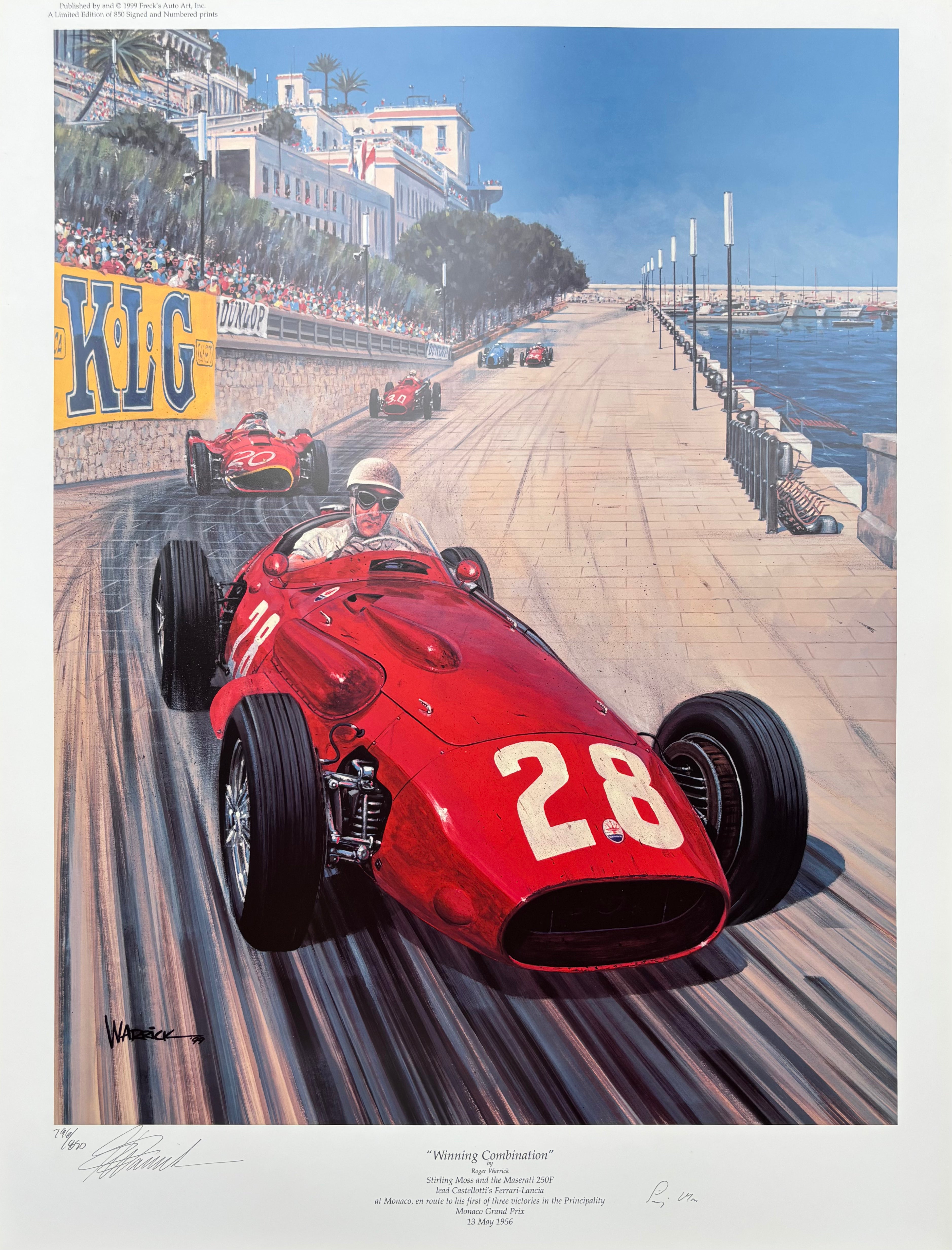 Winning Combination Signed by Sir Stirling Moss