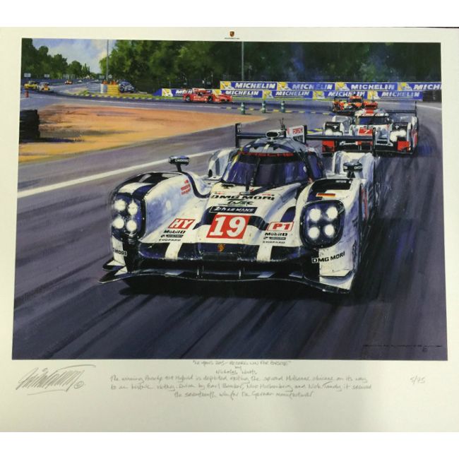 Poster of LeMans 2015 Record Win for Porsche