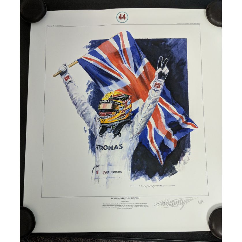 Lewis Hamilton – Quadruple Champion by Nicholas Watts