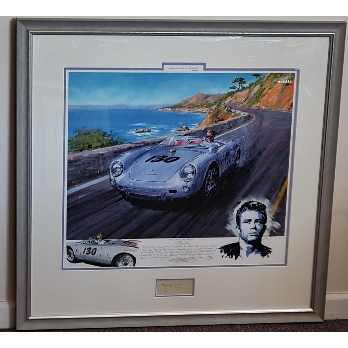 Little Bastard James Dean Framed - Nicholas Watts
