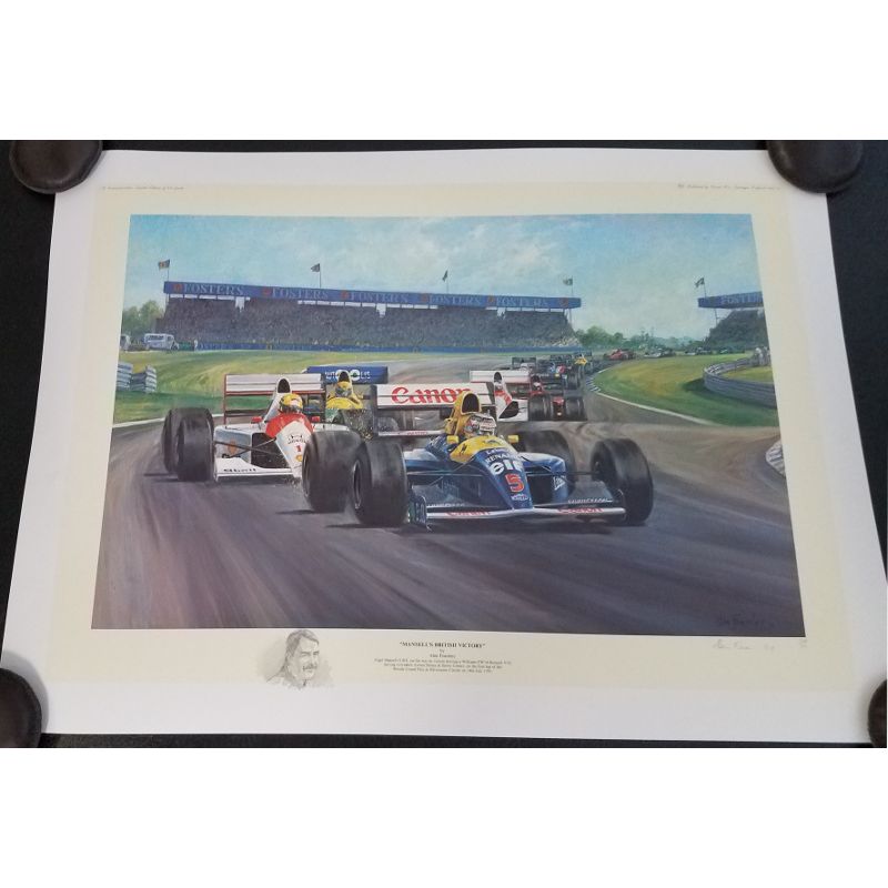 Mansell British Victory - Alan Fearnley