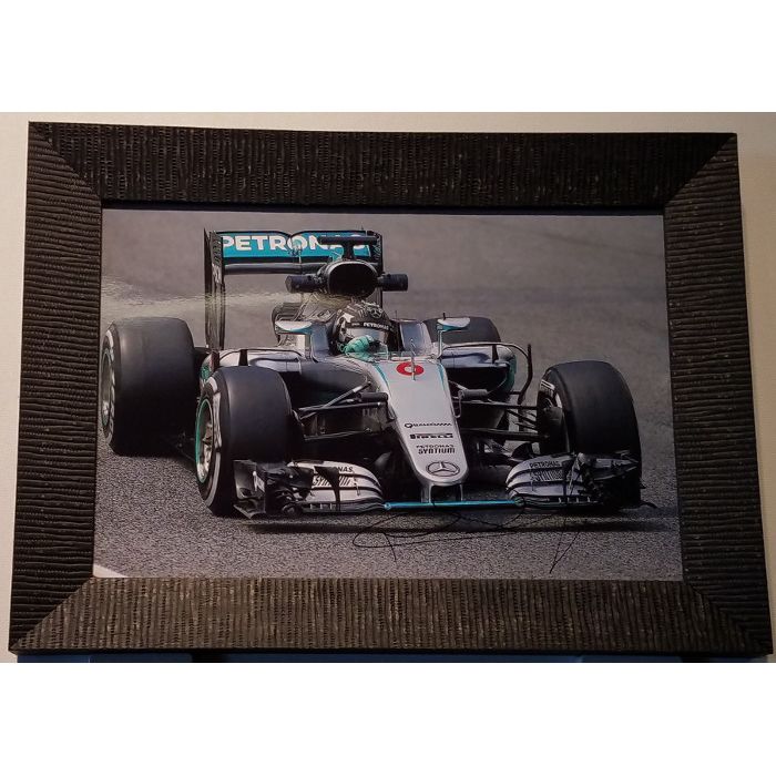 Nico Rosberg Autographed Framed Photo