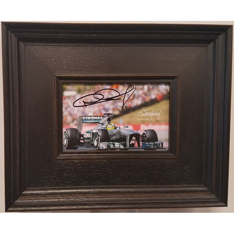 Nico Rosberg Autographed Framed Photo Card