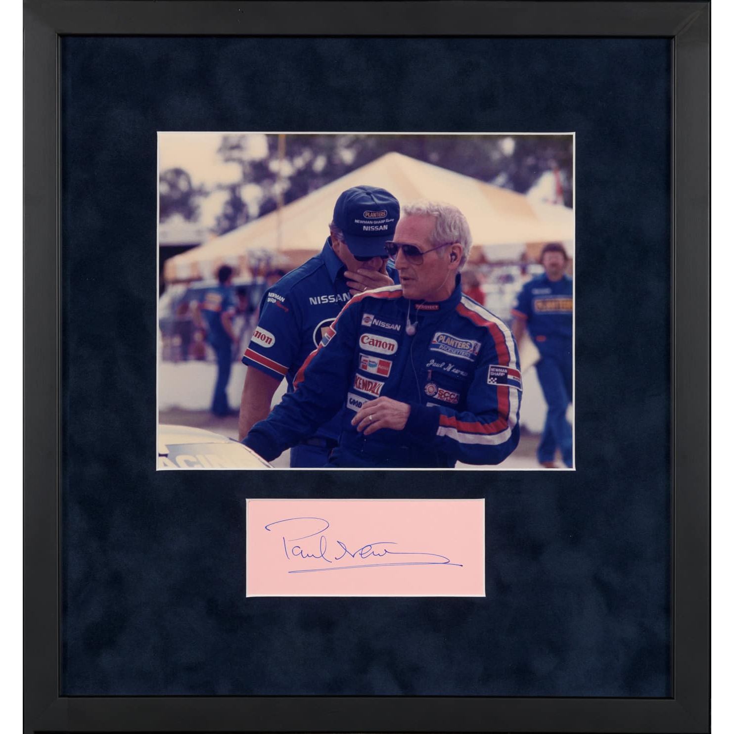 Paul Newman Autograph Framed Photo