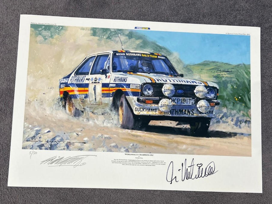 World Rally Champions 1981 Signed by Vatanen