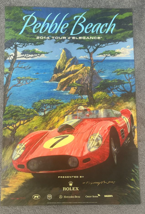 2014 Pebble Beach Concours D' Elegance Poster