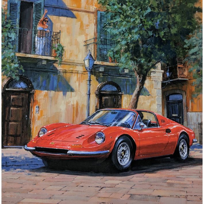 Your Carriage Awaits Print by Nicholas Watts