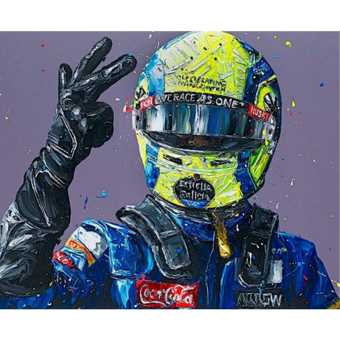 Lando Norris Celebraitng