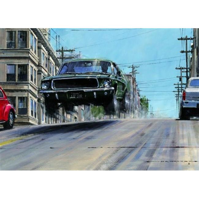 Bullitt Gives Chase Steve McQueen Print