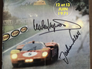 1971 Le Mans Program Signed by Haywood & Mass