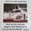1981 Lemans Poster 4 Autographs