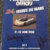 1988 Le Mans Program