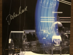 2001 Belgian GP Poster Autographed by Jochen Mass