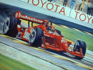Born To Race - Jane Giltrap Bready -Oil on panel