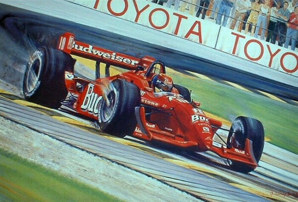 Born To Race - Jane Giltrap Bready -Oil on panel