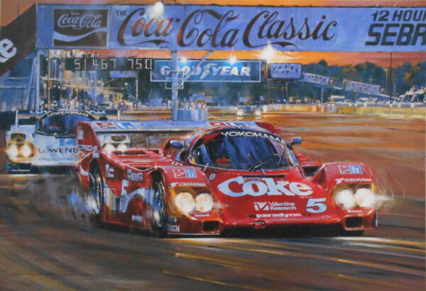 Duel at Sunset Signed by 3 Drivers