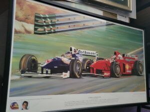 Framed Ultimate Showdown Signed by Villeneuve - Bready