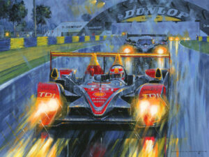 LeMans Supremo Print with 9 Autographs