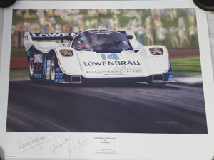 Lowenbrau Porsche Print