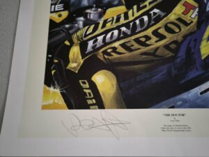 Signature detail The Doctor - Artist Greg Tillet