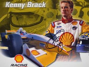 Team Card Signed by Kenny Brack