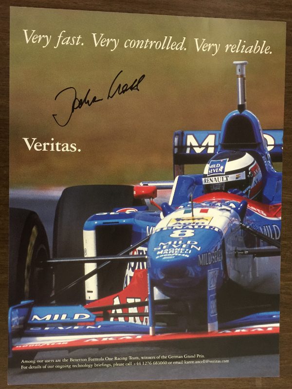 Veritas Benetton Autographed Poster