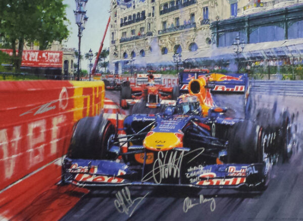 Victorious Vettel Signed by Sebastian Vettel & More Drivers