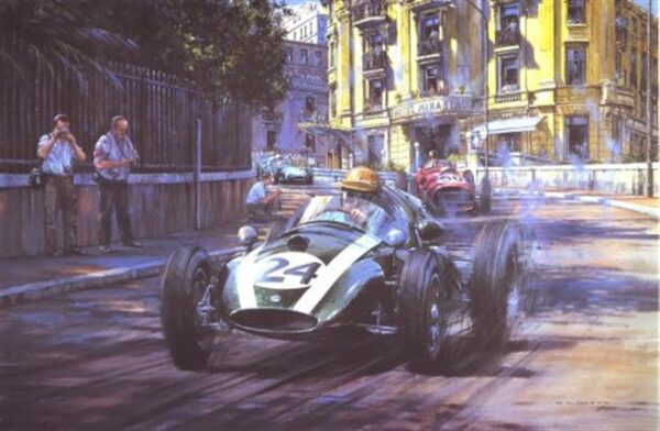 World Champion 1959 Signed by Jack Brabham, Stirling Moss & 6 More