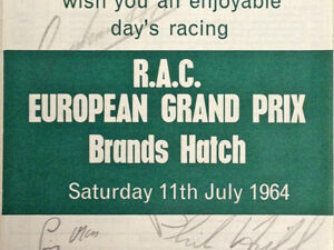 1964 Program Signed by Jim Clark, Graham Hill, Stirling Moss & Phil Hill