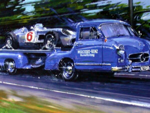 1955 Mercedes High Speed Transporter Signed by Moss