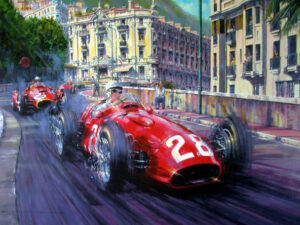 1956 Monaco Grand Prix Signed by Moss
