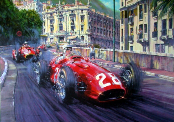 1956 Monaco Grand Prix Signed by Moss