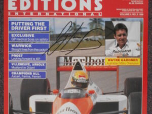1989 PRIX Editions Signed by Senna